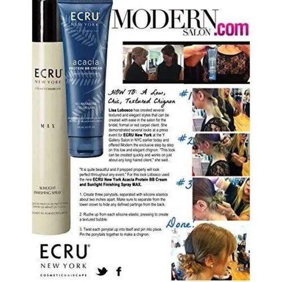 New in Box Ecru New York Acacia Protein Cream 4.2 oz - Picture 4 of 5